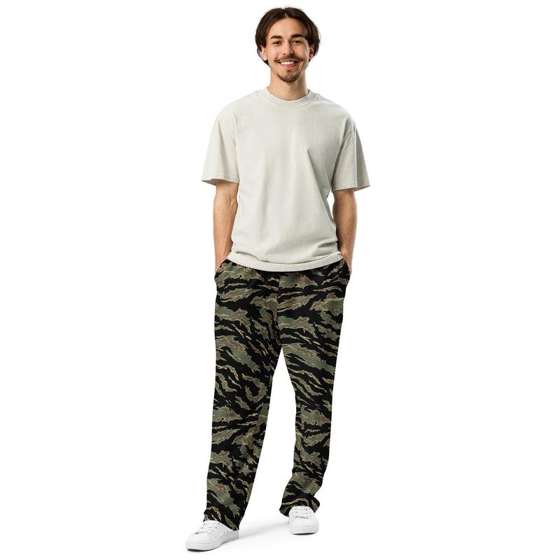 Tiger Stripe Tadpole CAMO Unisex Wide-Leg Joggers
