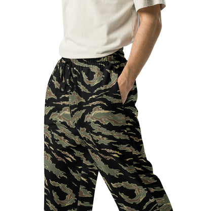 Thailand “Tadpole” (TSP) Tiger Stripe CAMO Wide-leg joggers - Joggers