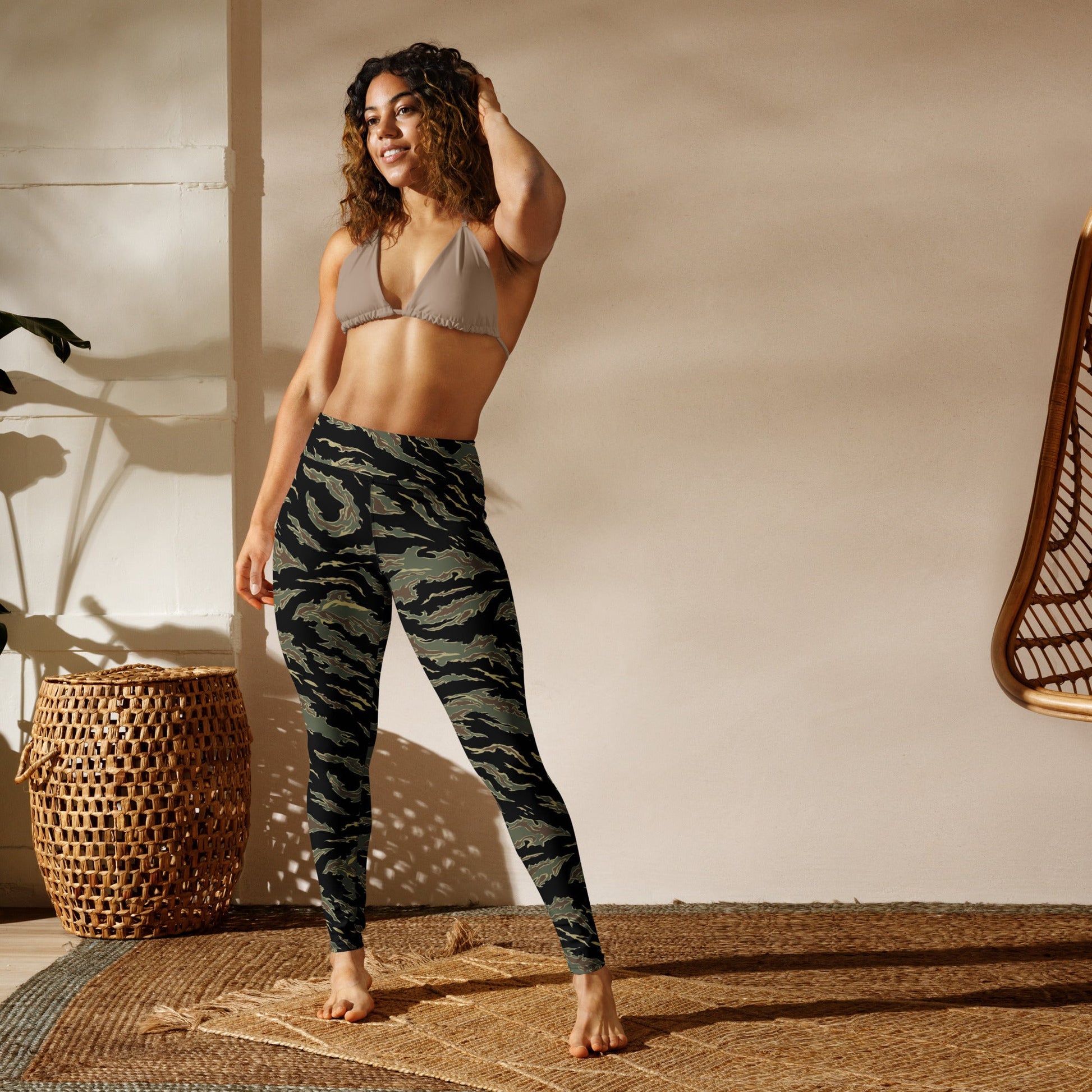 Thailand “Tadpole” (TSP) Tiger Stripe CAMO Yoga Leggings - Womens