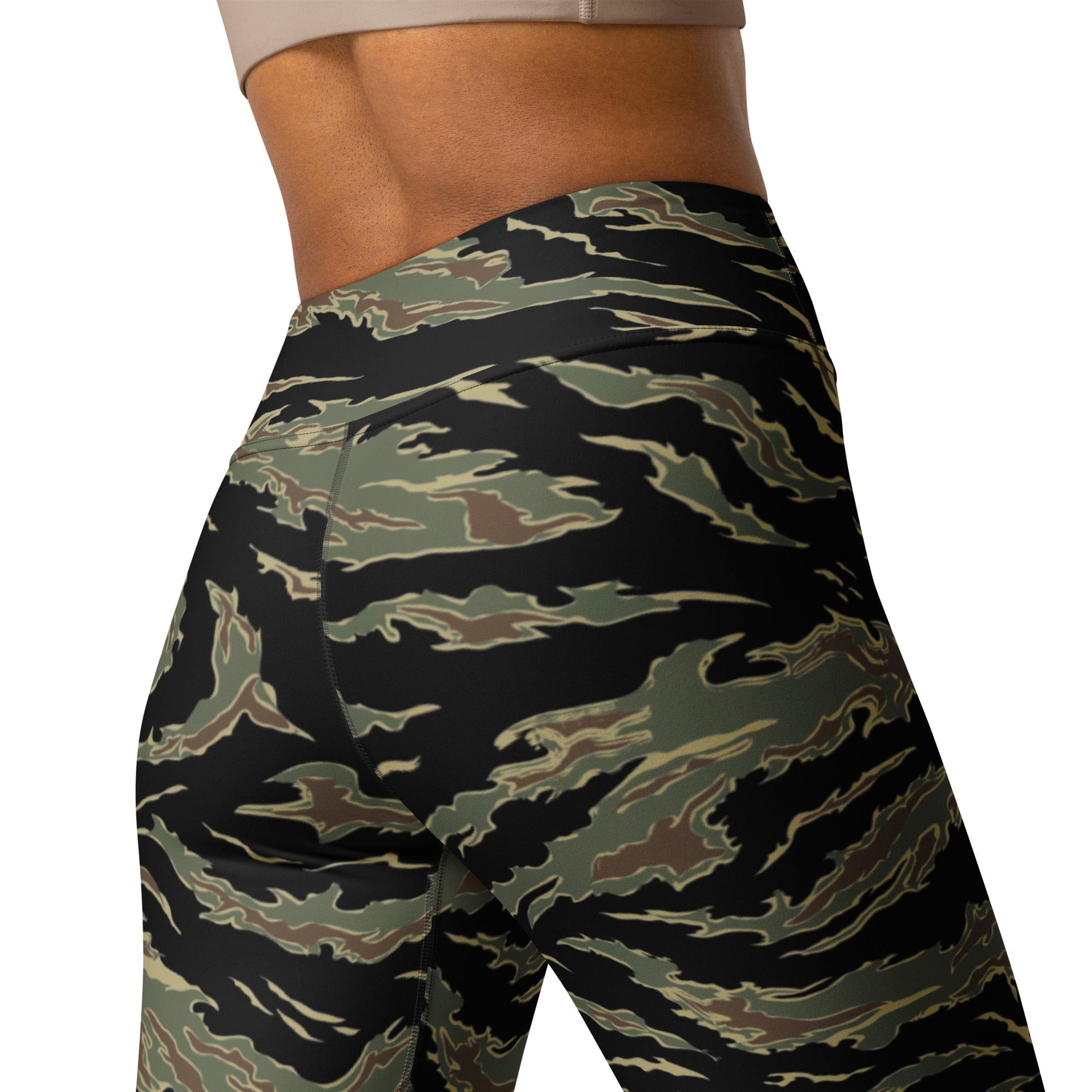 Thailand “Tadpole” (TSP) Tiger Stripe CAMO Yoga Leggings - Womens