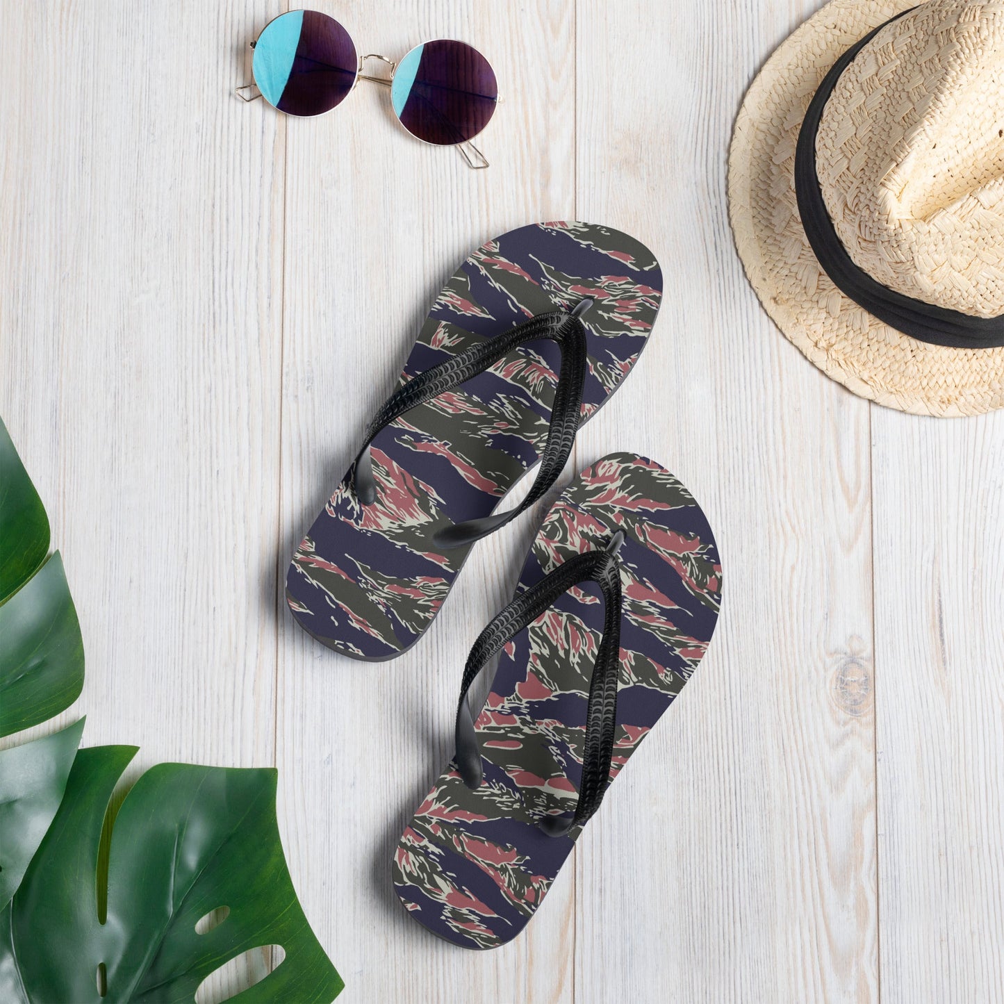 Thailand Tiger Stripe CAMO Flip-Flops - S