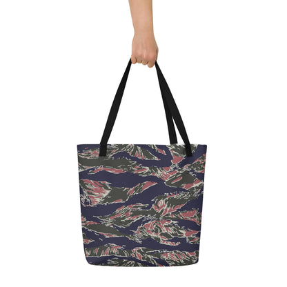 Thailand Tiger Stripe CAMO Large Tote Bag