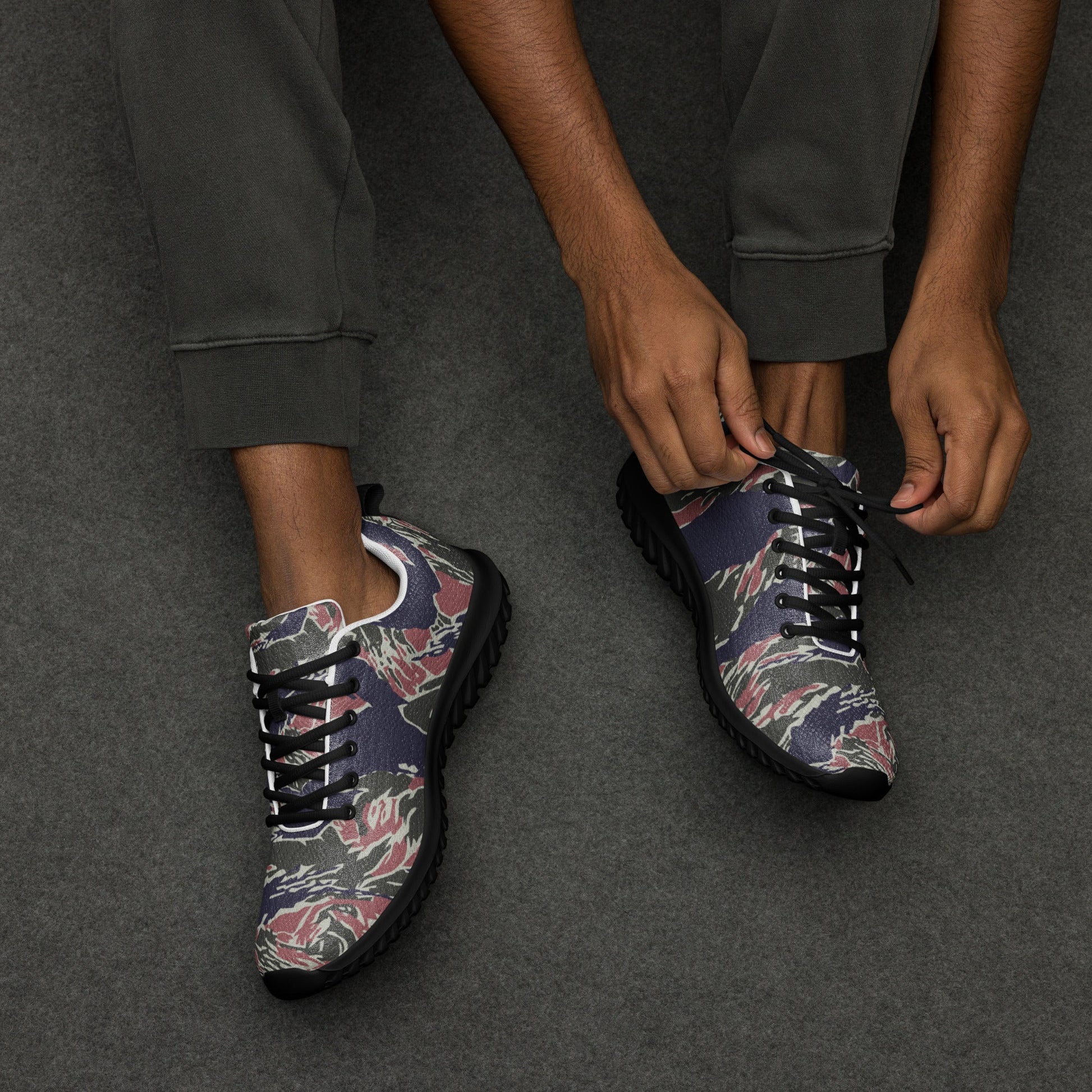 Thailand Tiger Stripe CAMO Mens Athletic Shoes