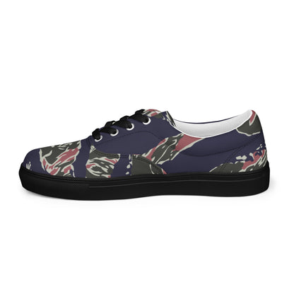 Thailand Tiger Stripe CAMO Mens Lace-Up Canvas Shoes - Lace-up