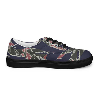 Thailand Tiger Stripe CAMO Mens Lace-Up Canvas Shoes - Lace-up