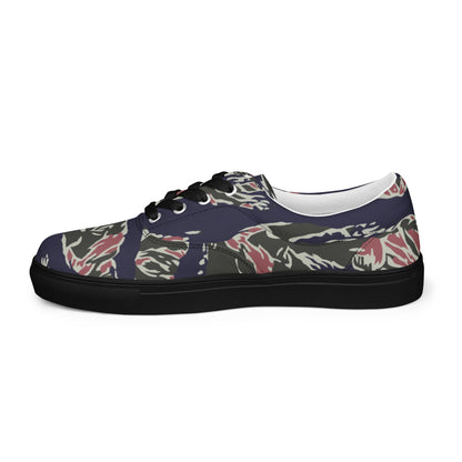 Thailand Tiger Stripe CAMO Mens Lace-Up Canvas Shoes - Lace-up