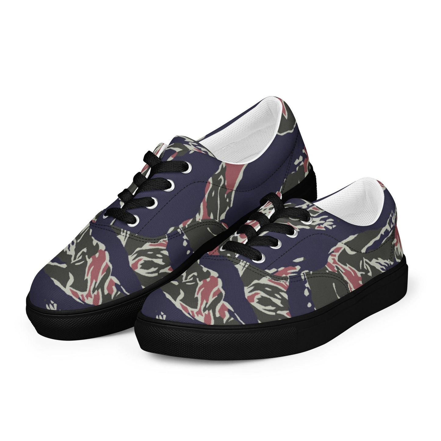 Thailand Tiger Stripe CAMO Mens Lace-Up Canvas Shoes - Lace-up