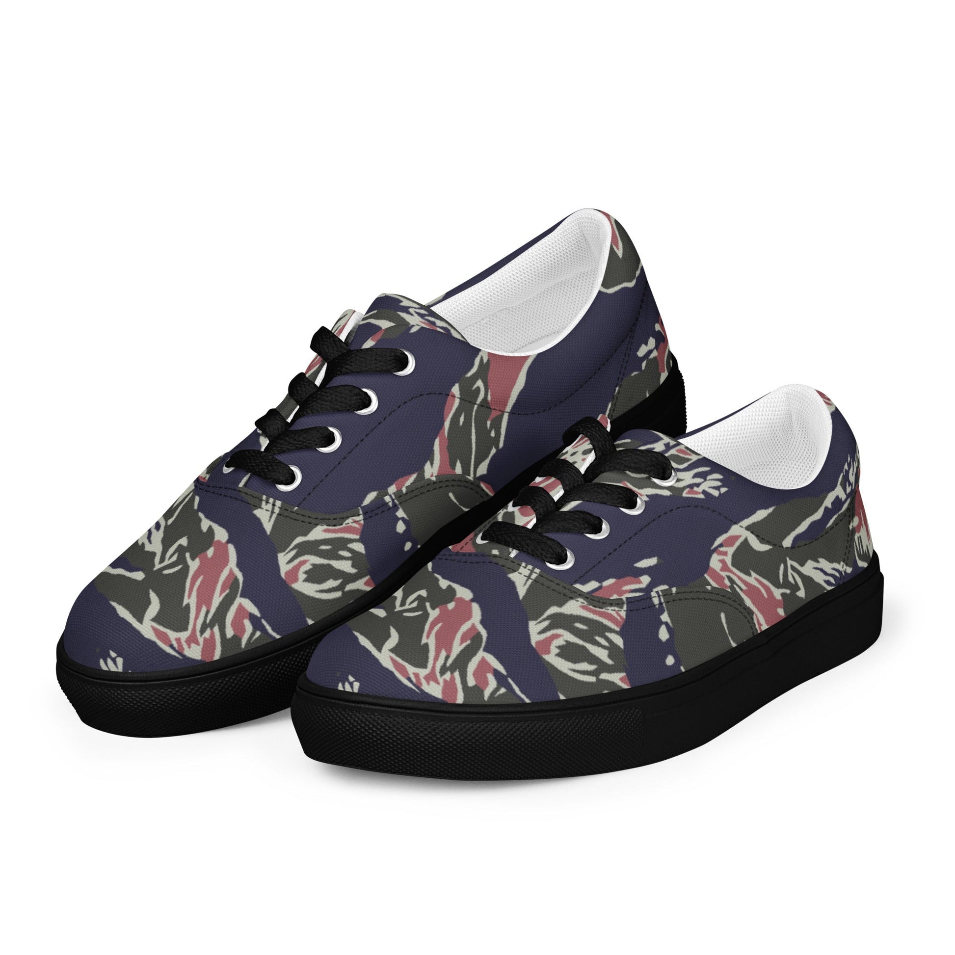 Thailand Tiger Stripe CAMO Mens Lace-Up Canvas Shoes - Lace-up