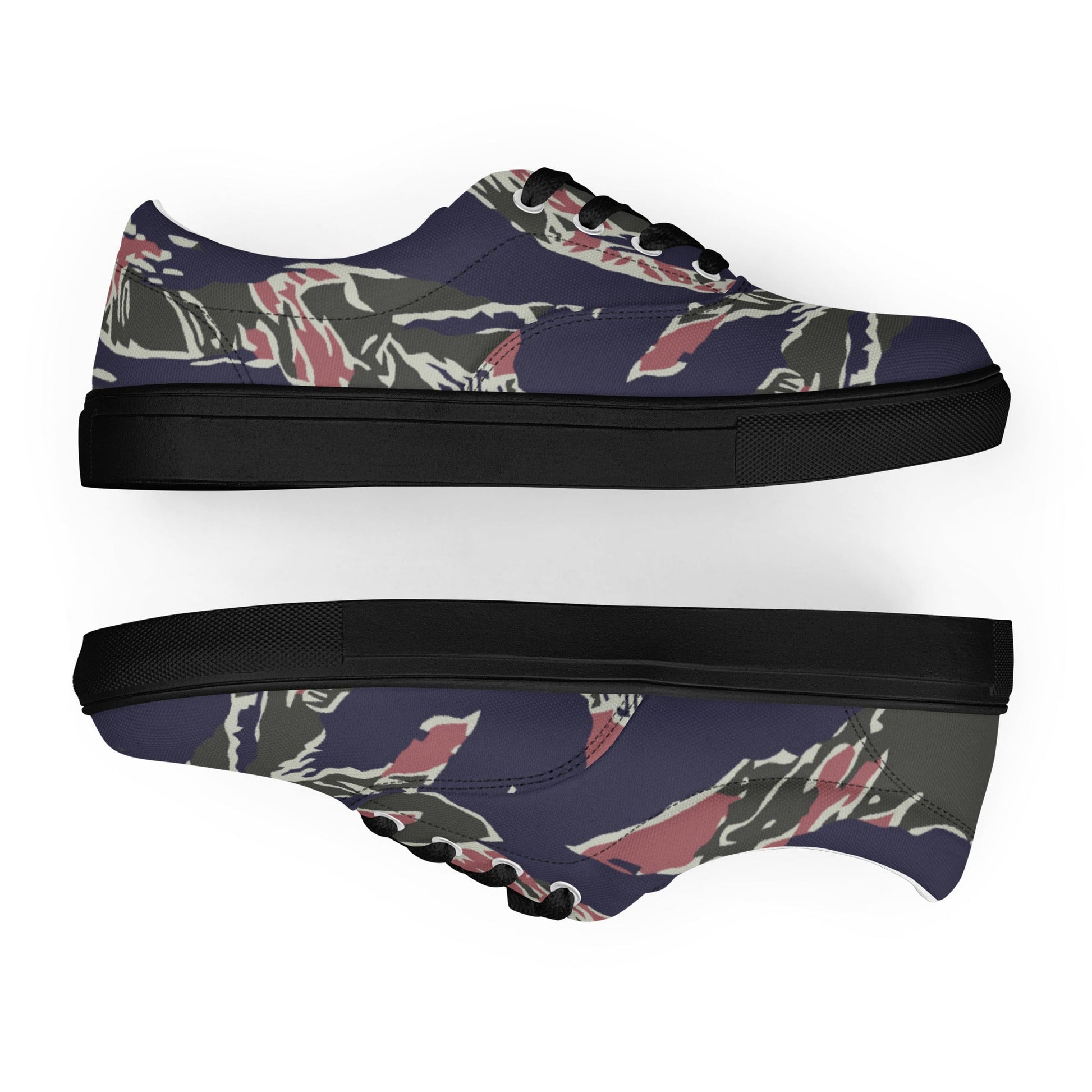 Thailand Tiger Stripe CAMO Mens Lace-Up Canvas Shoes - Lace-up