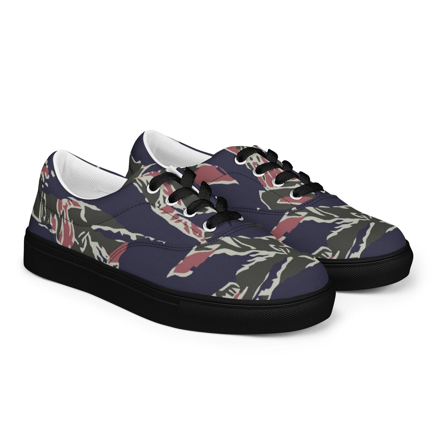 Thailand Tiger Stripe CAMO Mens Lace-Up Canvas Shoes - Lace-up