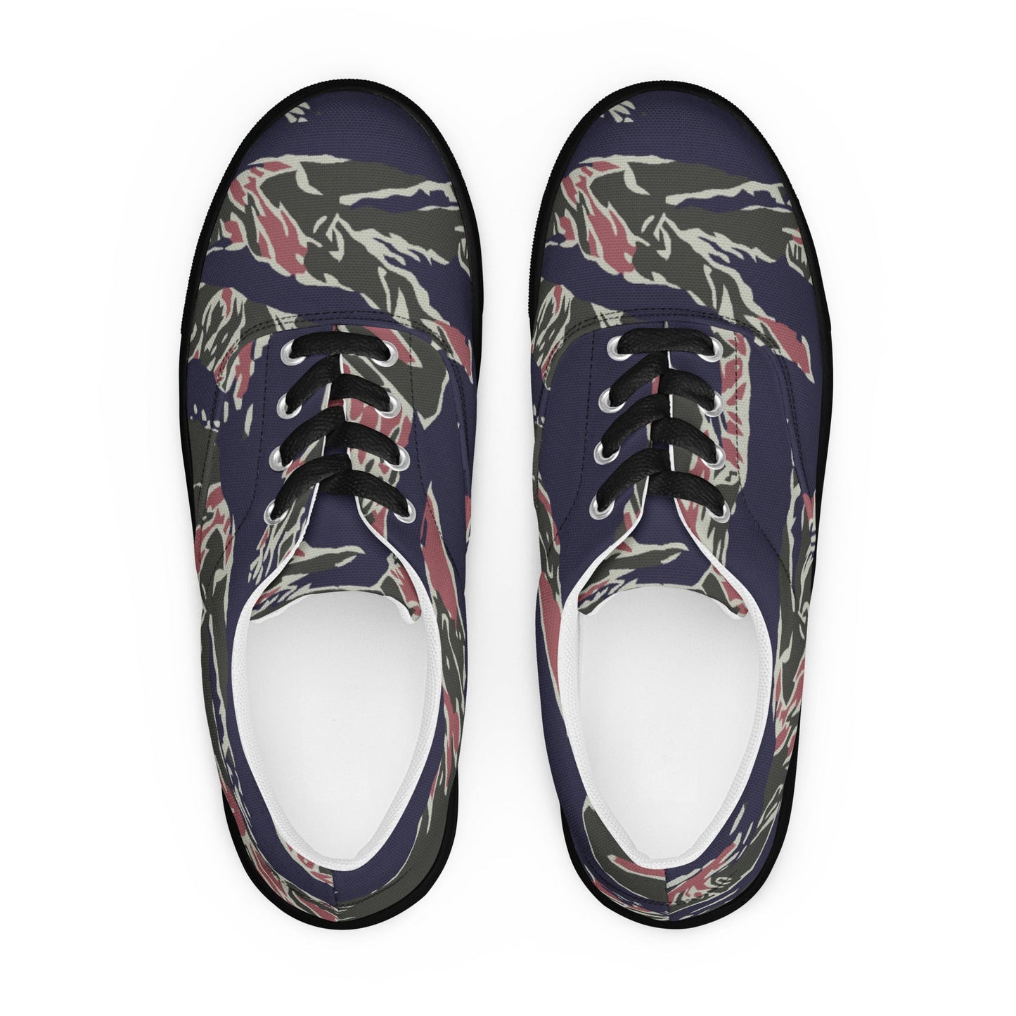 Thailand Tiger Stripe CAMO Mens Lace-Up Canvas Shoes - Lace-up