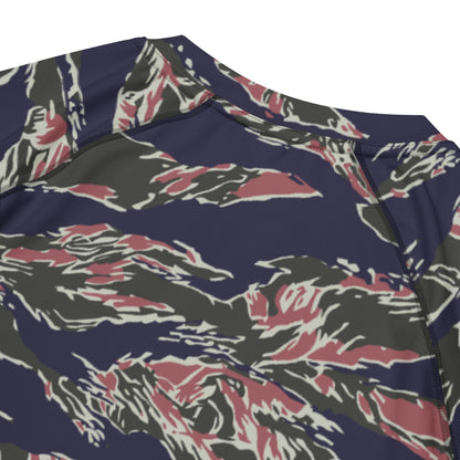 Thailand Tiger Stripe CAMO Mens Short-Sleeve Rash Guard