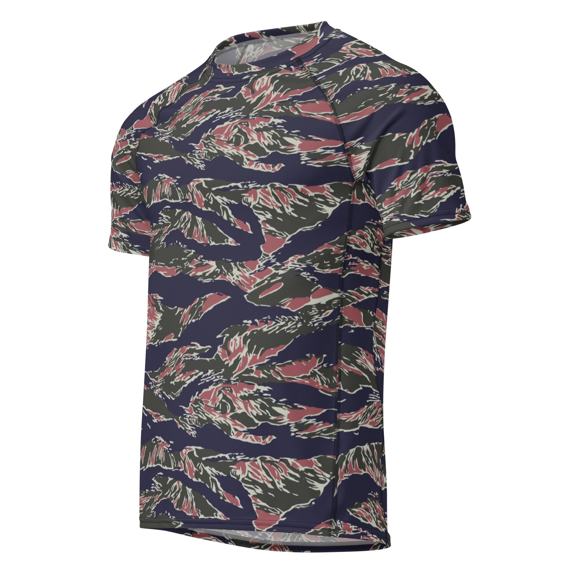 Thailand Tiger Stripe CAMO Mens Short-Sleeve Rash Guard