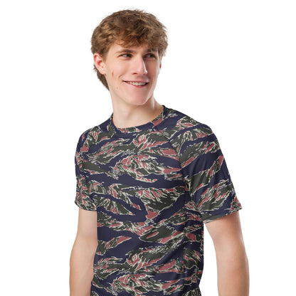 Thailand Tiger Stripe CAMO Mens Short-Sleeve Rash Guard