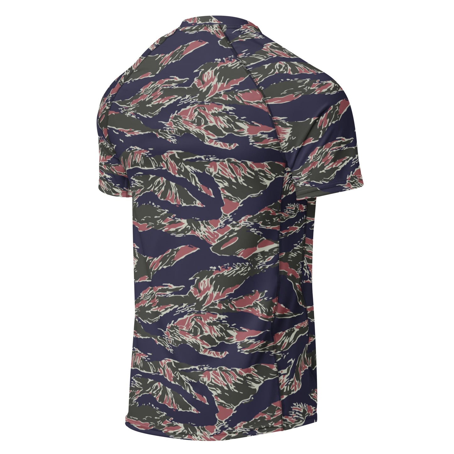 Thailand Tiger Stripe CAMO Mens Short-Sleeve Rash Guard