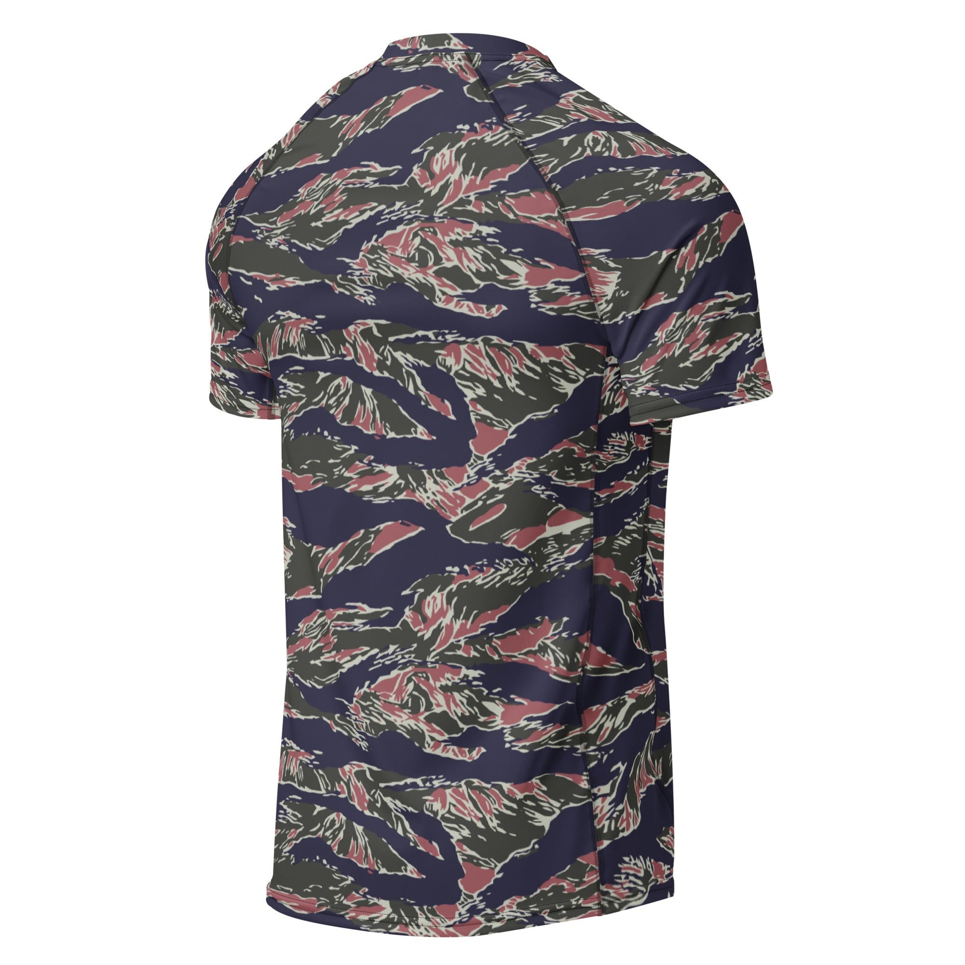 Thailand Tiger Stripe CAMO Mens Short-Sleeve Rash Guard