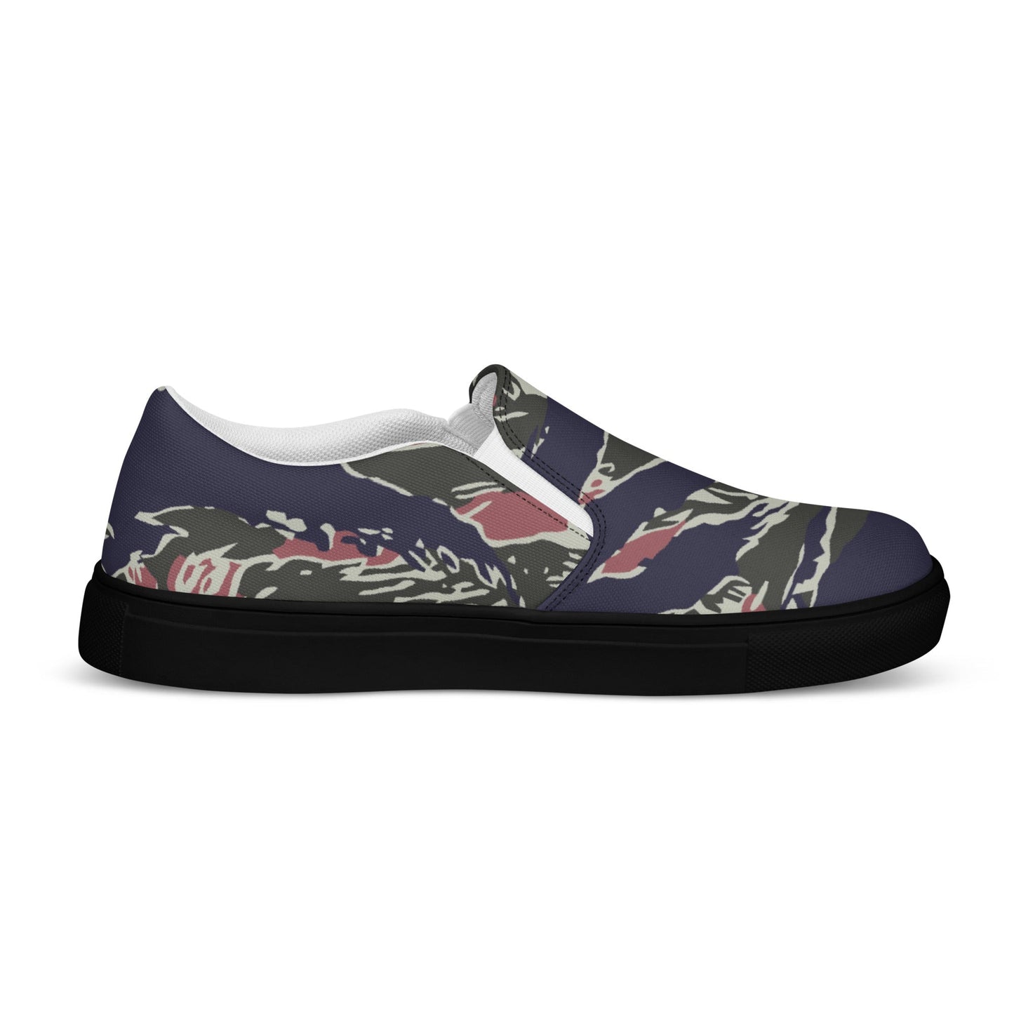 Thailand Tiger Stripe CAMO Mens Slip-On Canvas Shoes