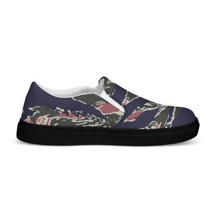 Thailand Tiger Stripe CAMO Mens Slip-On Canvas Shoes