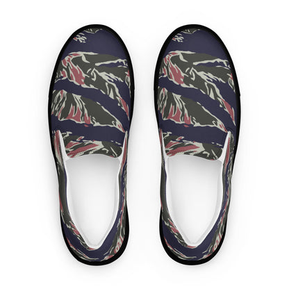 Thailand Tiger Stripe CAMO Mens Slip-On Canvas Shoes