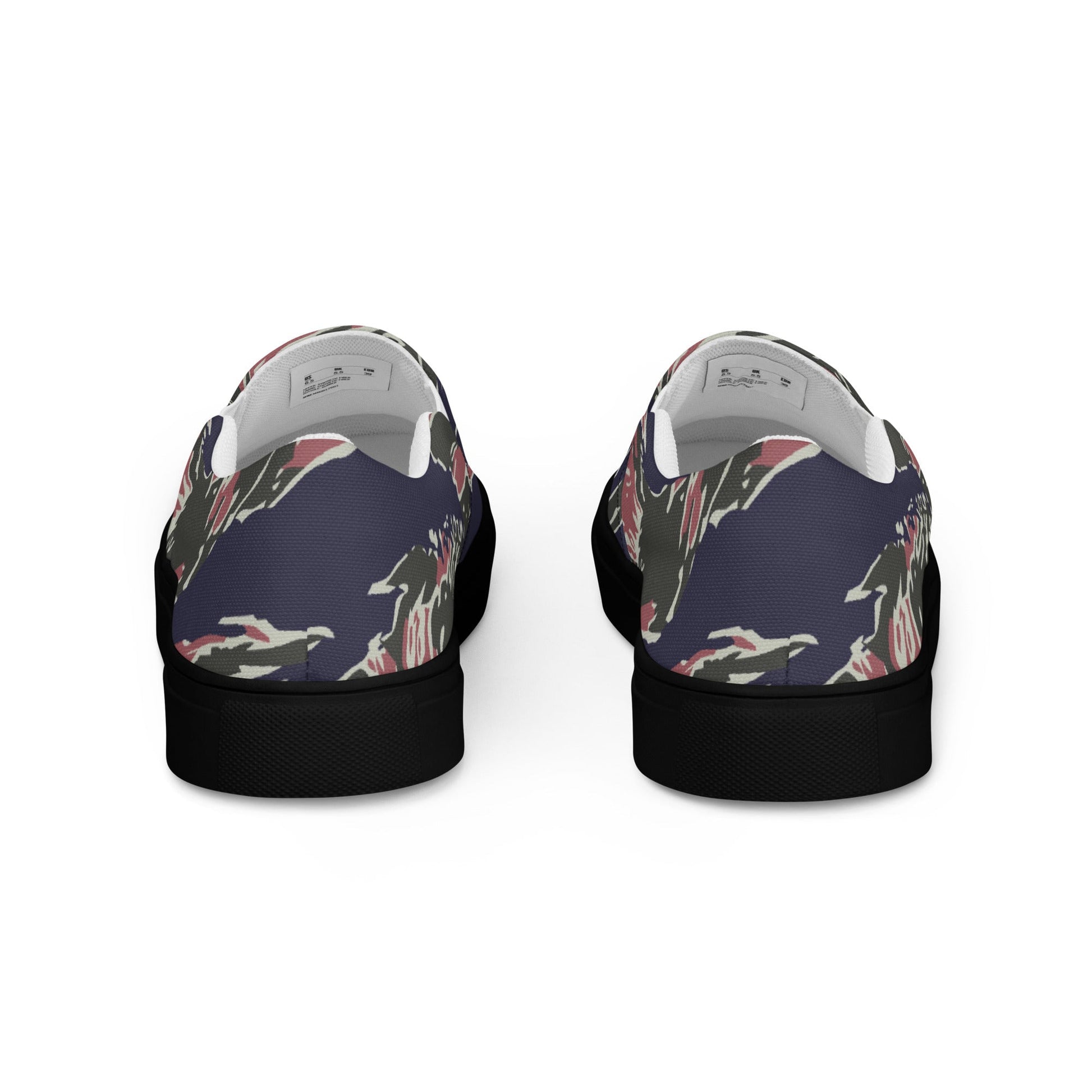 Thailand Tiger Stripe CAMO Mens Slip-On Canvas Shoes