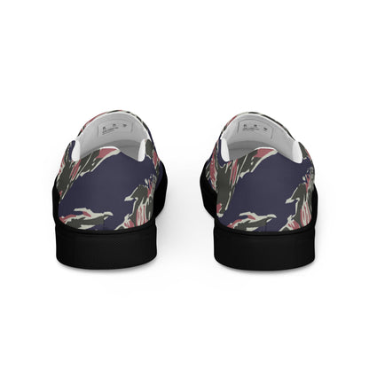 Thailand Tiger Stripe CAMO Mens Slip-On Canvas Shoes