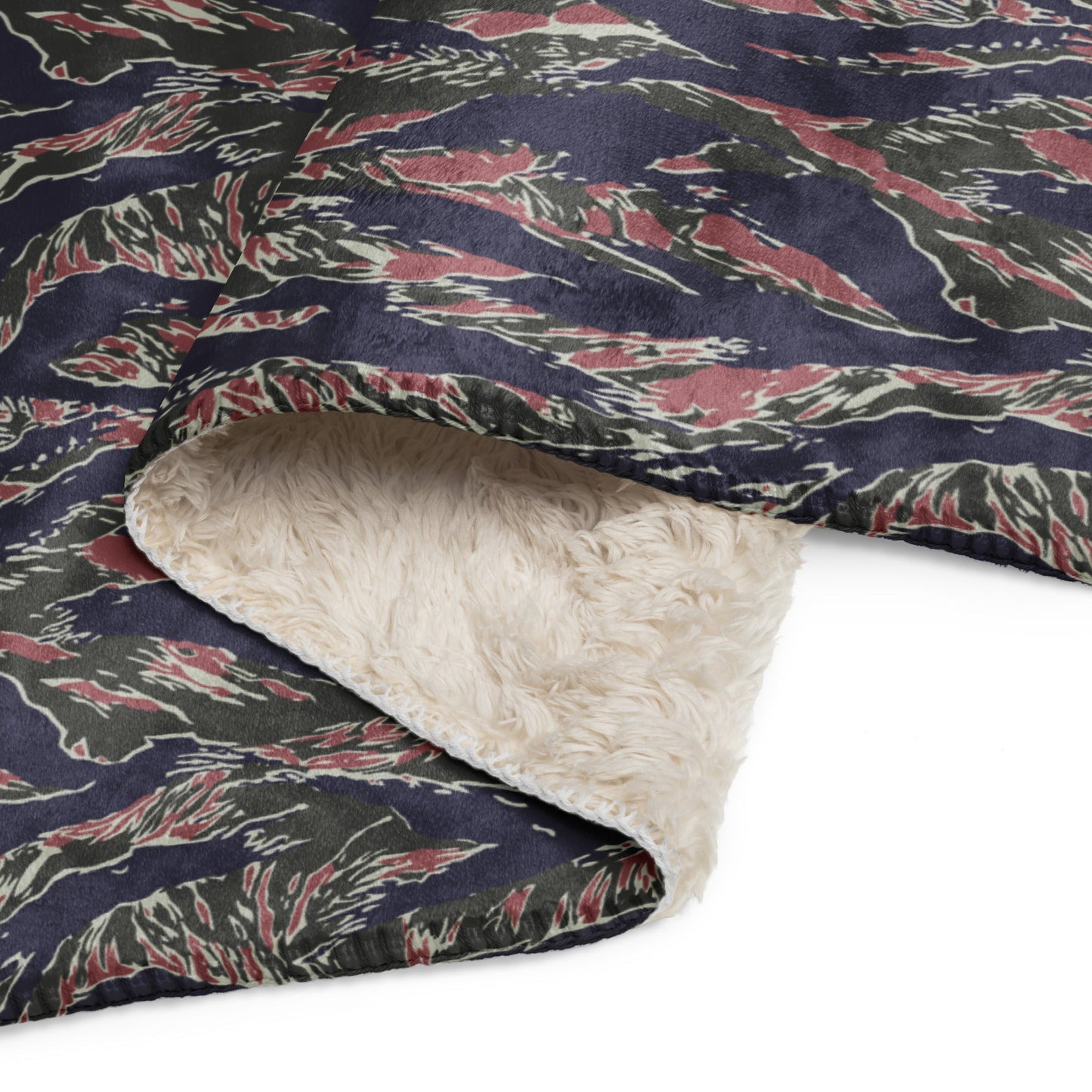 Thailand Tiger Stripe CAMO Sherpa Blanket