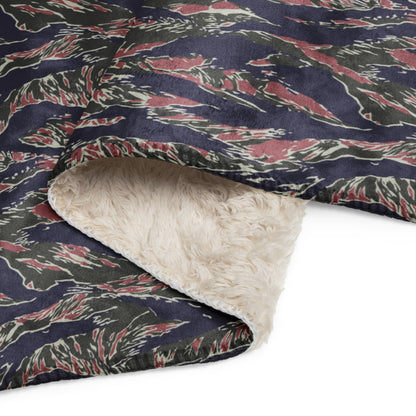 Thailand Tiger Stripe CAMO Sherpa Blanket