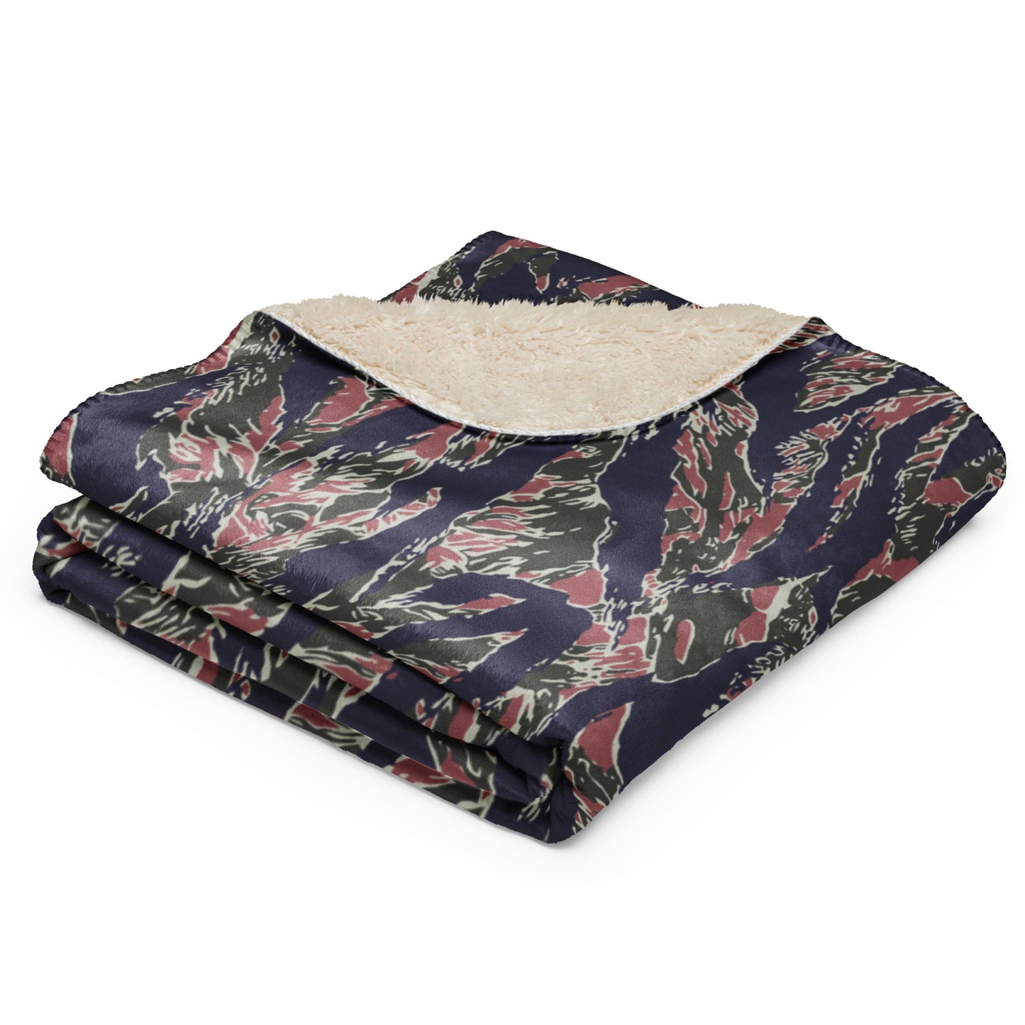 Thailand Tiger Stripe CAMO Sherpa Blanket