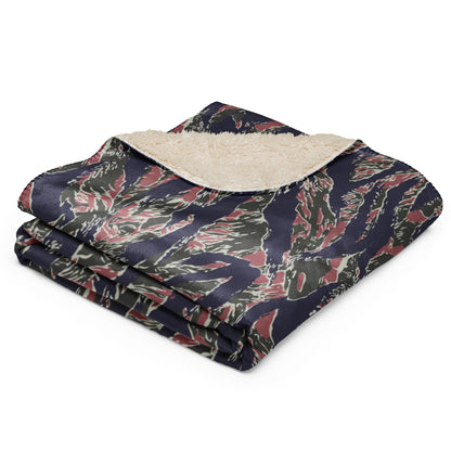 Thailand Tiger Stripe CAMO Sherpa Blanket