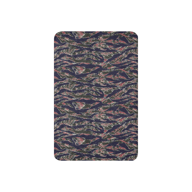 Tiger Stripe Siam Shadow CAMO Sherpa Blanket