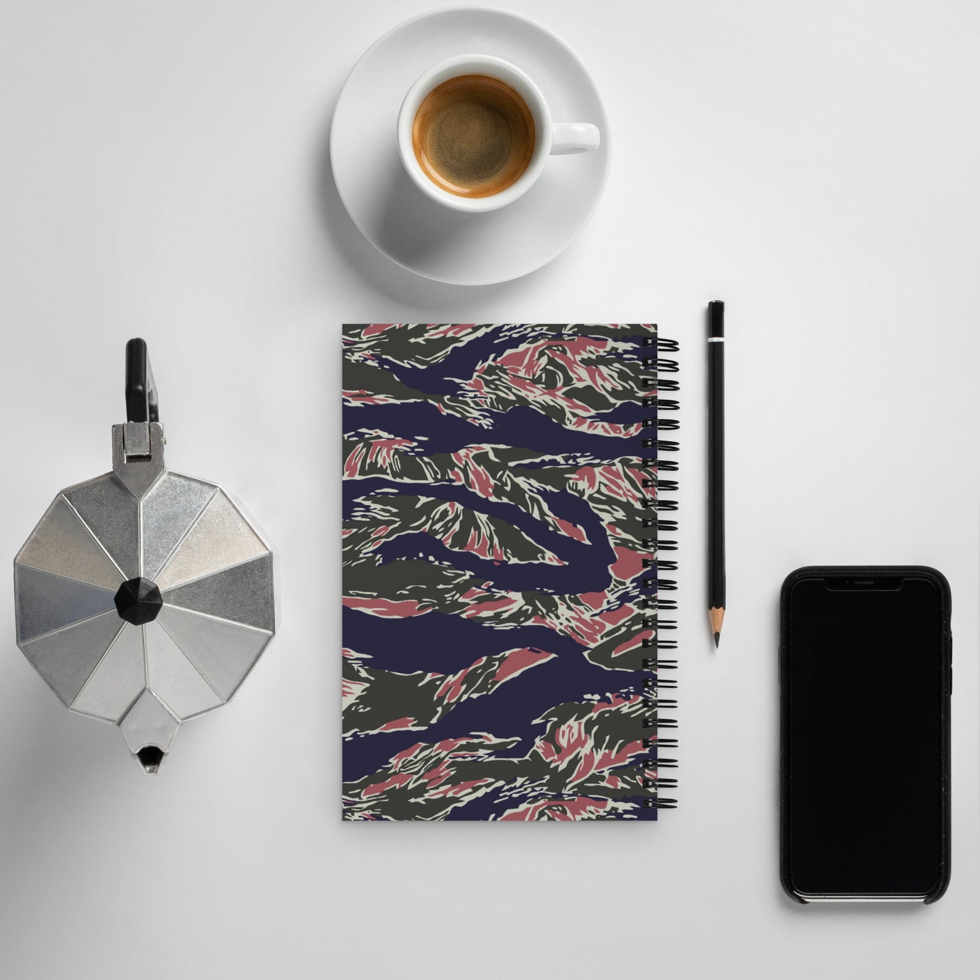 Thailand Tiger Stripe CAMO Spiral Notebook