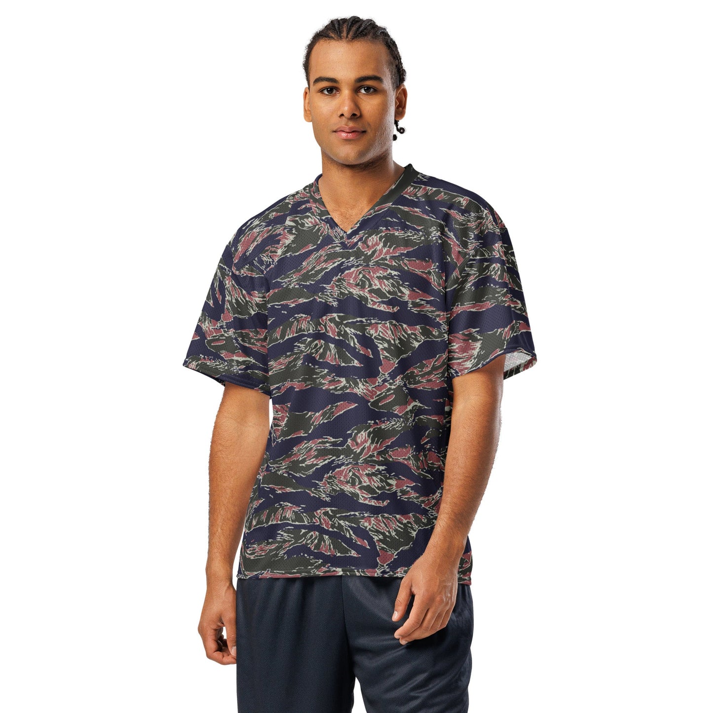 Thailand Tiger Stripe CAMO Unisex American Football Jersey