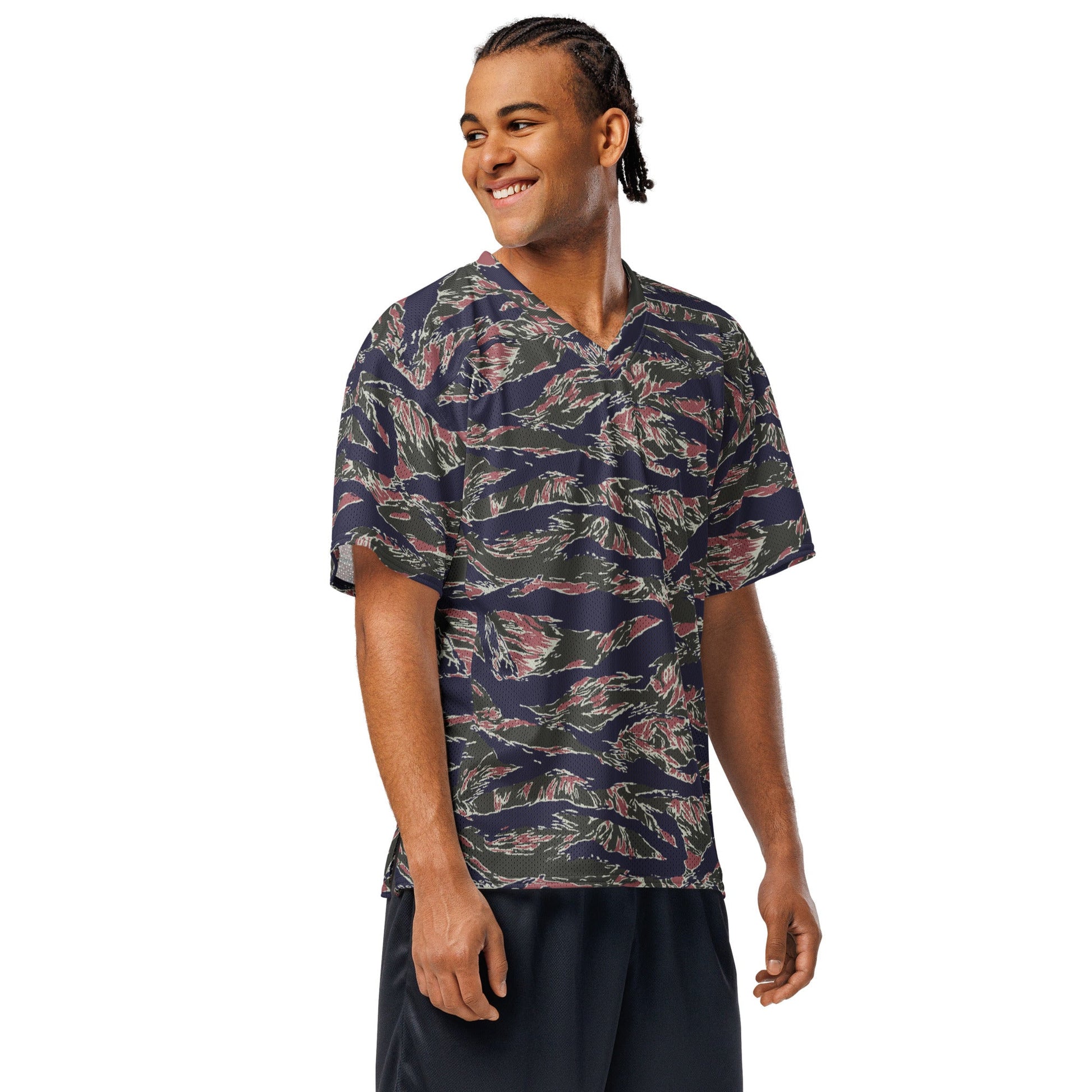 Thailand Tiger Stripe CAMO Unisex American Football Jersey