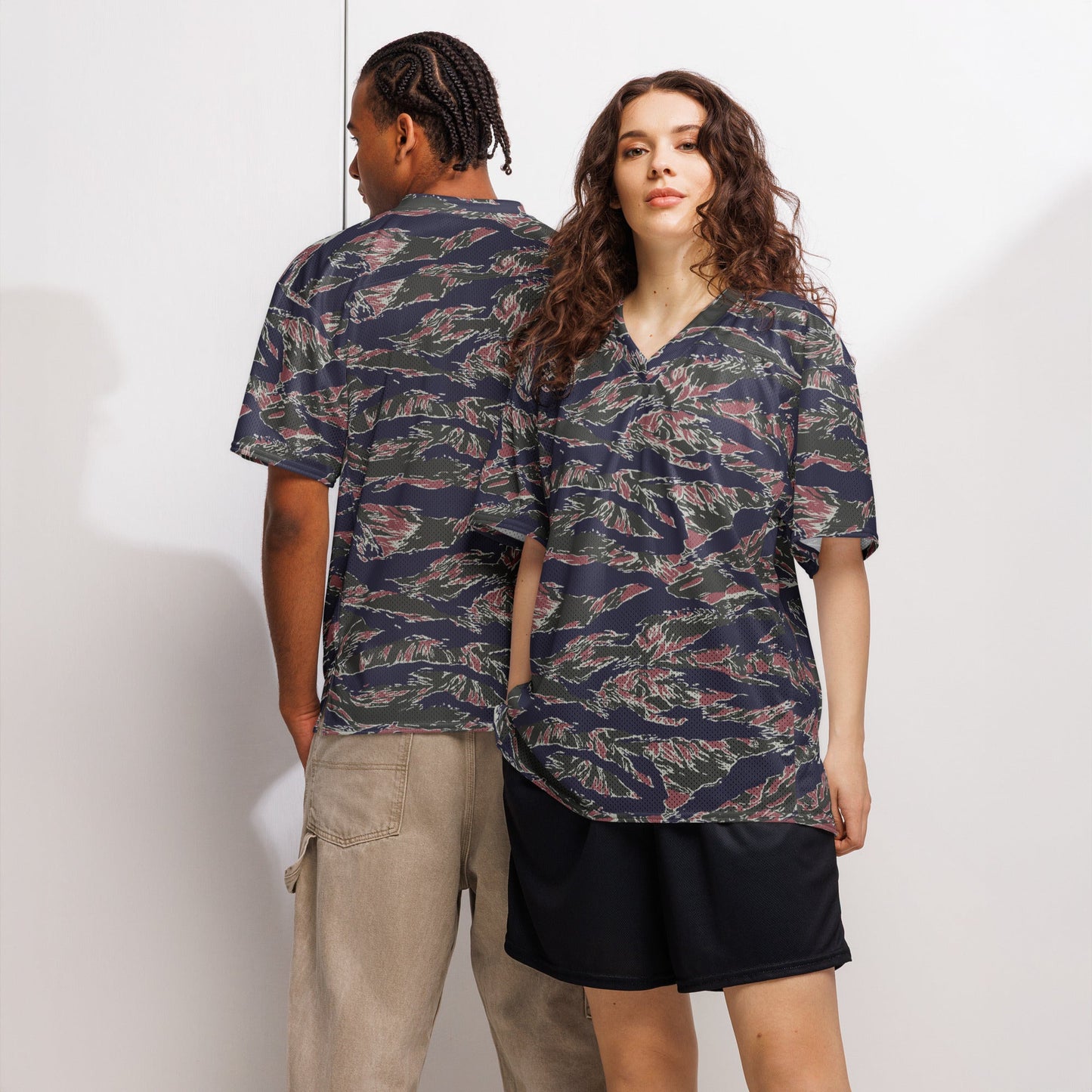 Thailand Tiger Stripe CAMO Unisex American Football Jersey