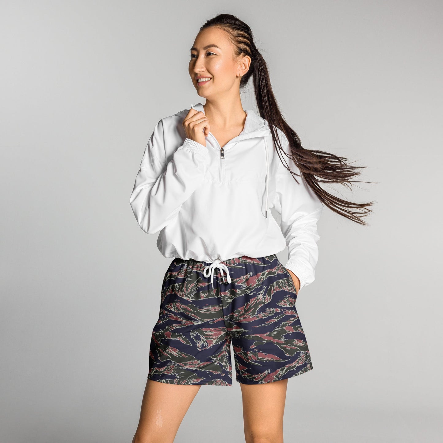 Thailand Tiger Stripe CAMO Unisex Athletic Long Shorts