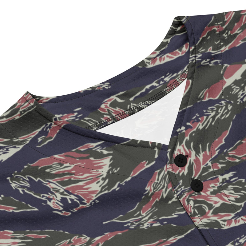 Tiger Stripe Siam Shadow CAMO Unisex Baseball Jersey