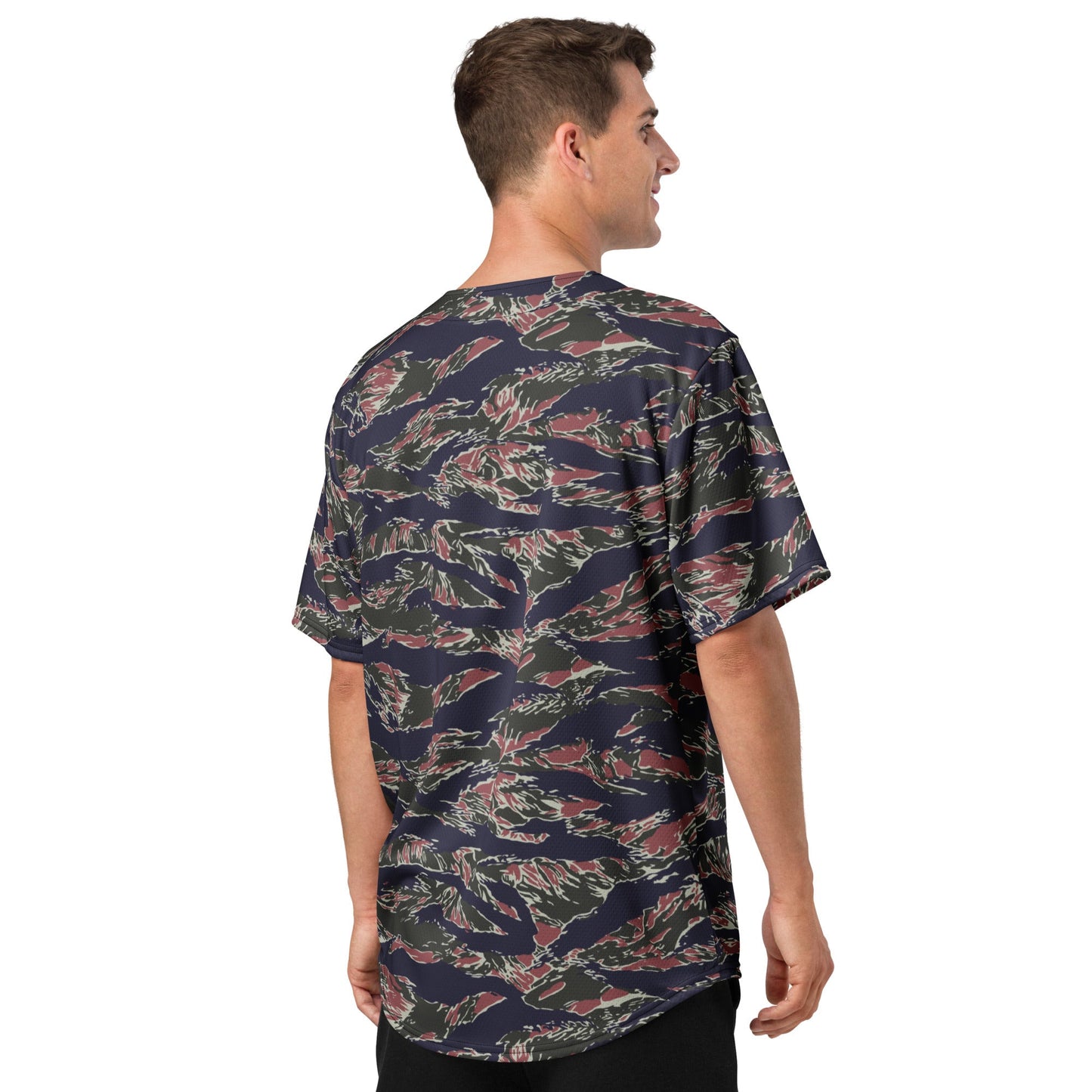 Thailand Tiger Stripe CAMO Unisex Baseball Jersey