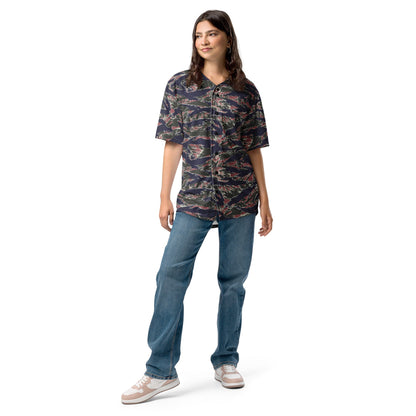 Thailand Tiger Stripe CAMO Unisex Baseball Jersey