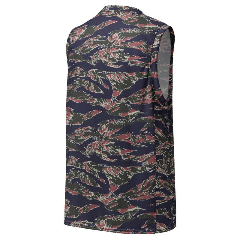 Tiger Stripe Siam Shadow CAMO Unisex Basketball Jersey
