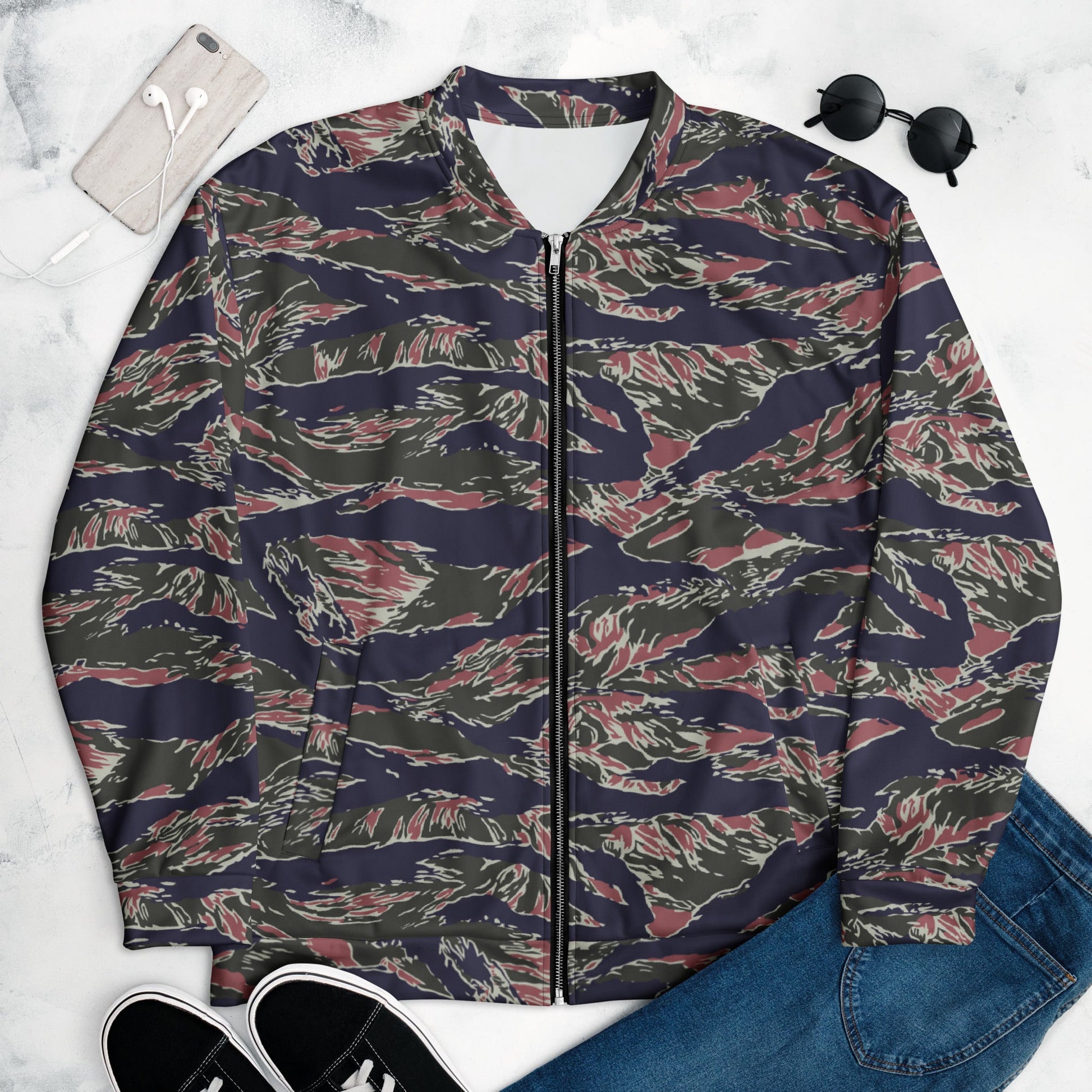 Thailand Tiger Stripe CAMO Unisex Bomber Jacket