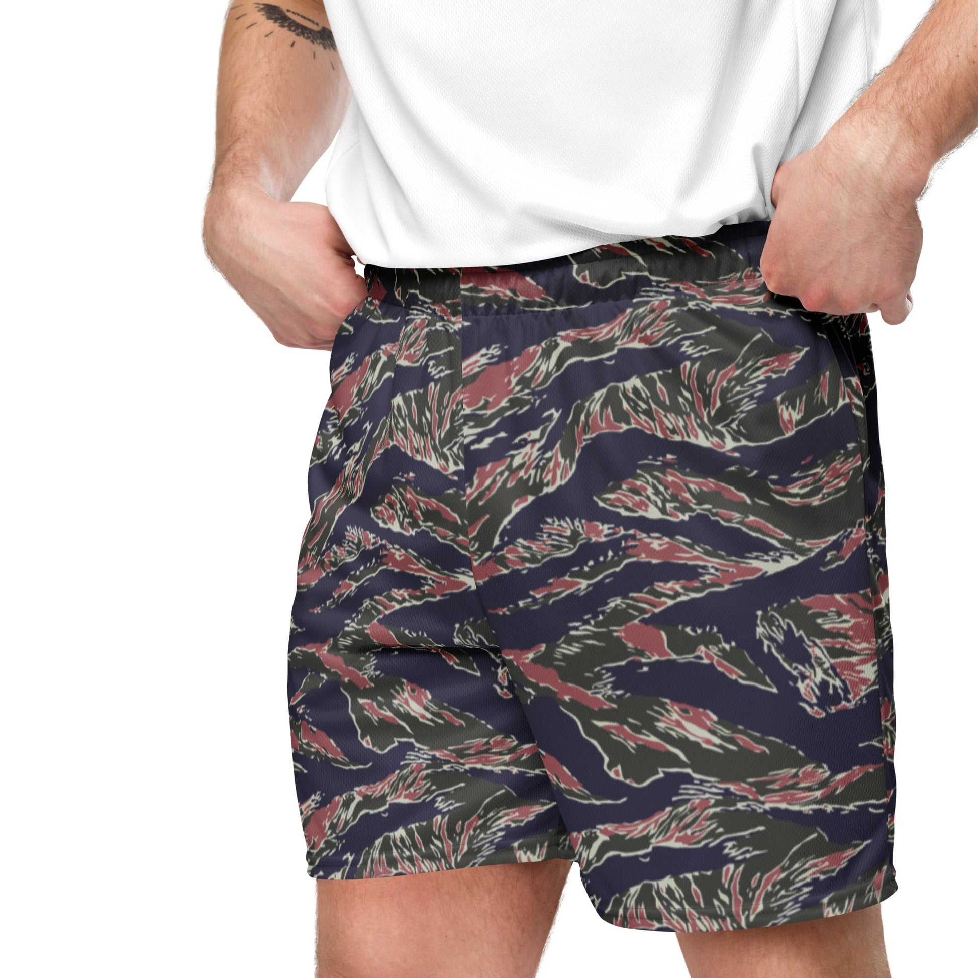 Thailand Tiger Stripe CAMO Unisex Mesh Shorts
