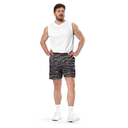 Thailand Tiger Stripe CAMO Unisex Mesh Shorts