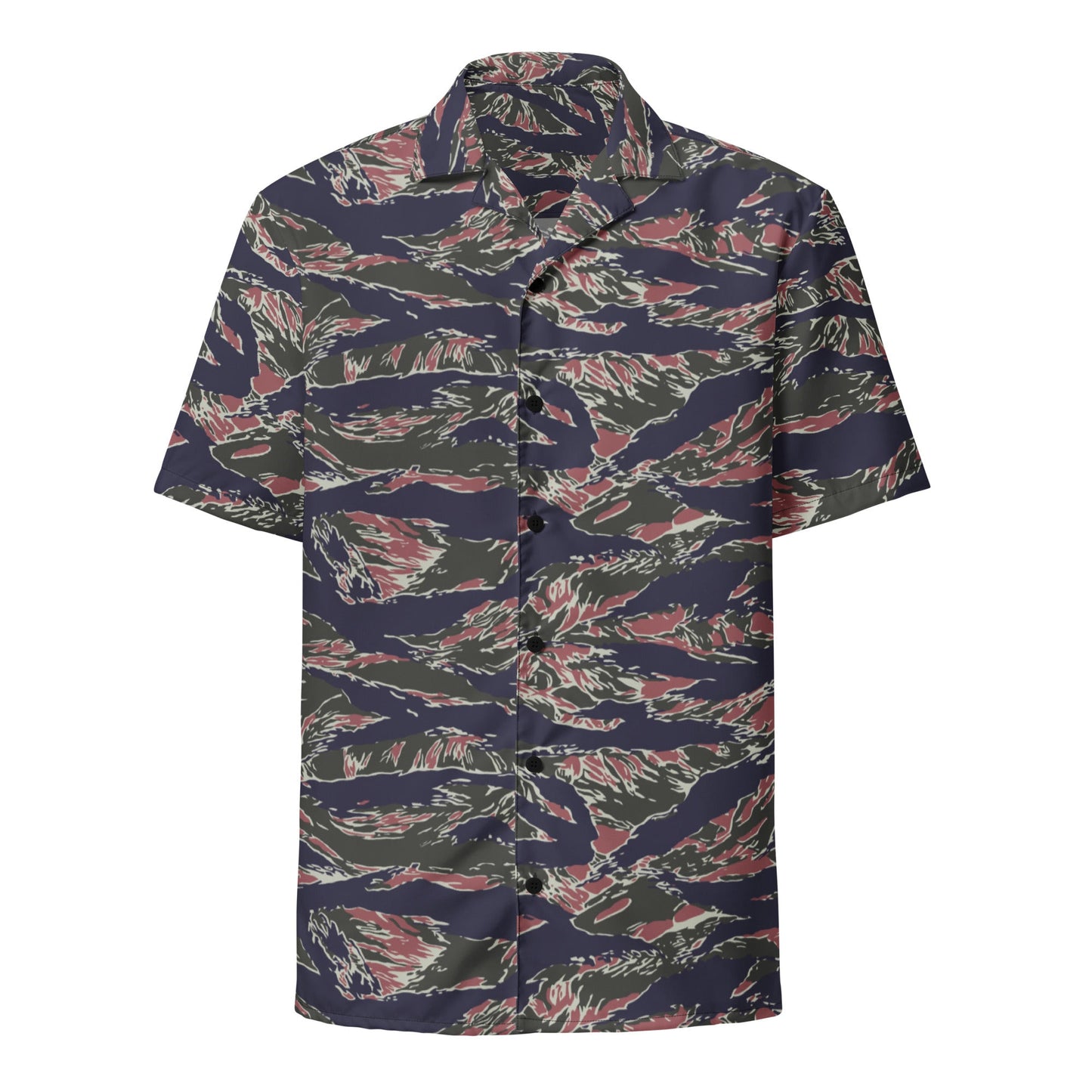 Thailand Tiger Stripe CAMO Unisex Short-Sleeve Button Shirt