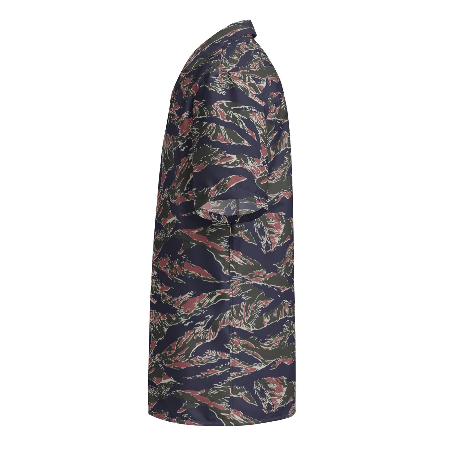 Thailand Tiger Stripe CAMO Unisex Short-Sleeve Button Shirt
