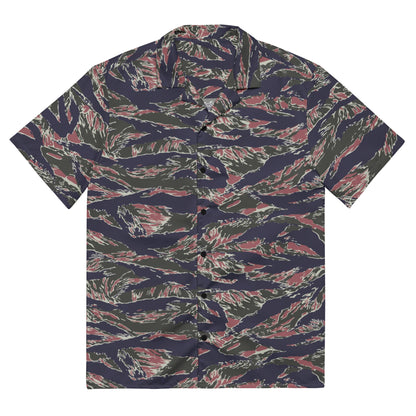 Thailand Tiger Stripe CAMO Unisex Short-Sleeve Button Shirt
