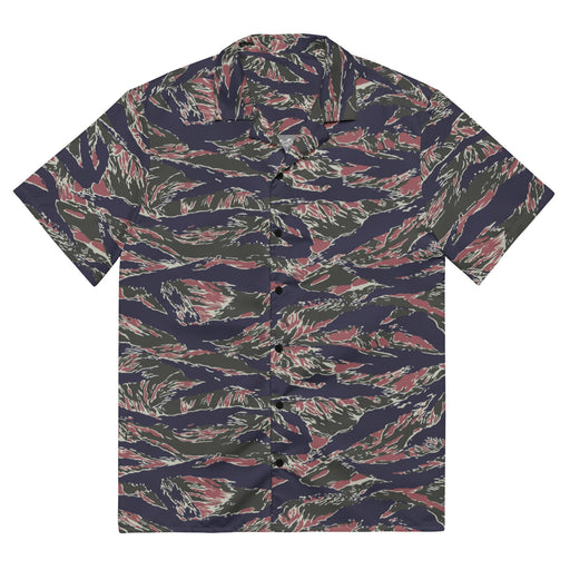 Tiger Stripe Siam Shadow CAMO Unisex Short-Sleeve Button Shirt - Button-Up