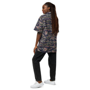 Tiger Stripe Siam Shadow CAMO Unisex Short-Sleeve Button Shirt - Button-Up