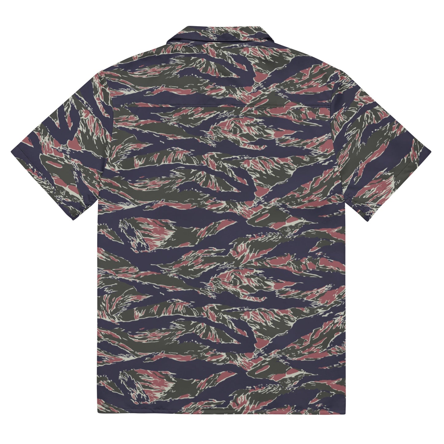 Thailand Tiger Stripe CAMO Unisex Short-Sleeve Button Shirt