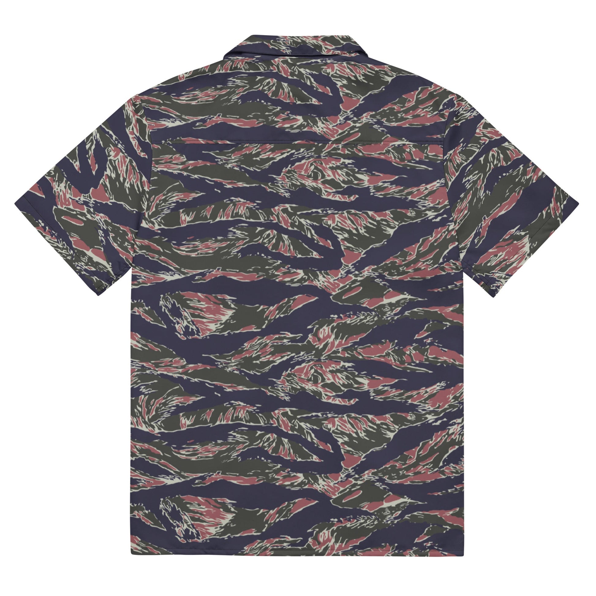 Thailand Tiger Stripe CAMO Unisex Short-Sleeve Button Shirt