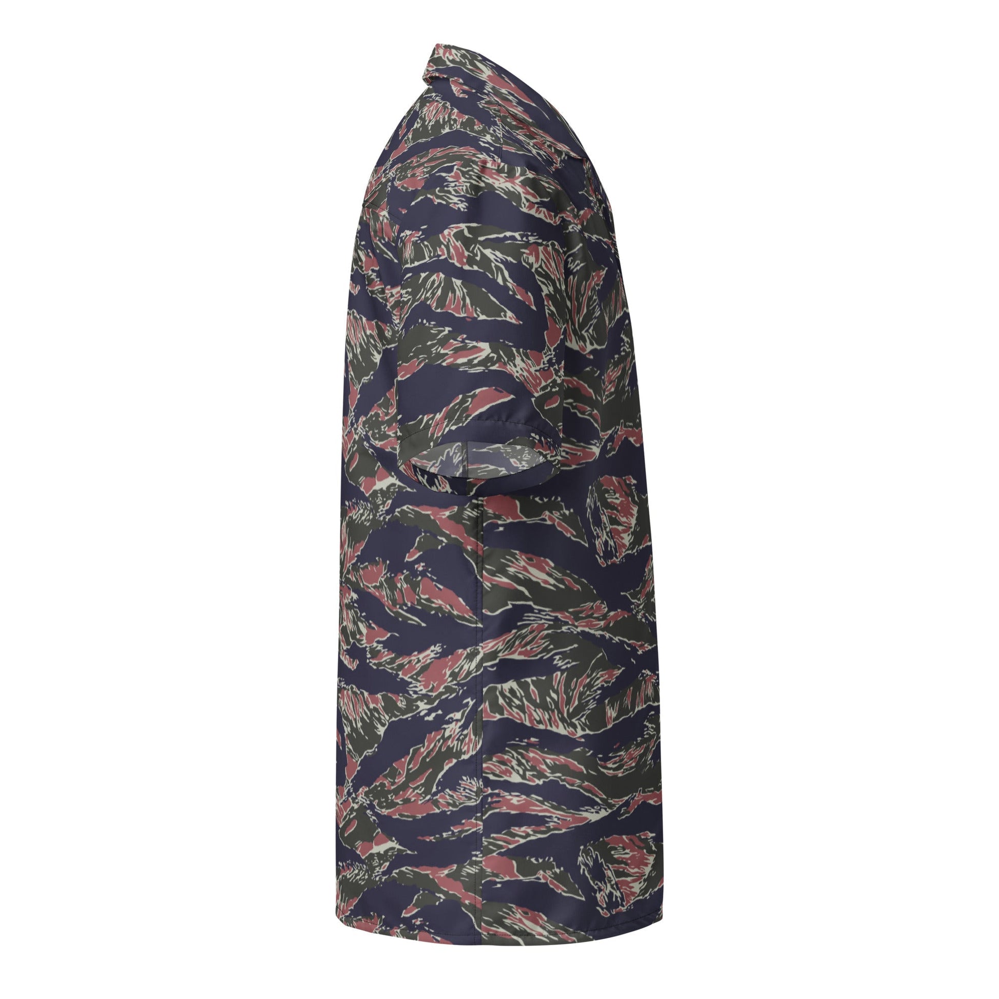 Thailand Tiger Stripe CAMO Unisex Short-Sleeve Button Shirt